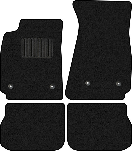 Изображение товара Комплект ковриков для авто Alicosta 0085_1_PR-6 для Audi A4 I (B5) 1995-2000 (ворс, черный)
