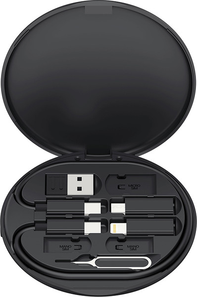 Изображение товара Зарядное устройство беспроводное XO CX031 15W органайзер (черный)