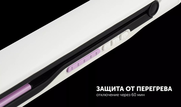 Изображение товара Выпрямитель для волос Polaris PHS 2112KT (белый/розовый)