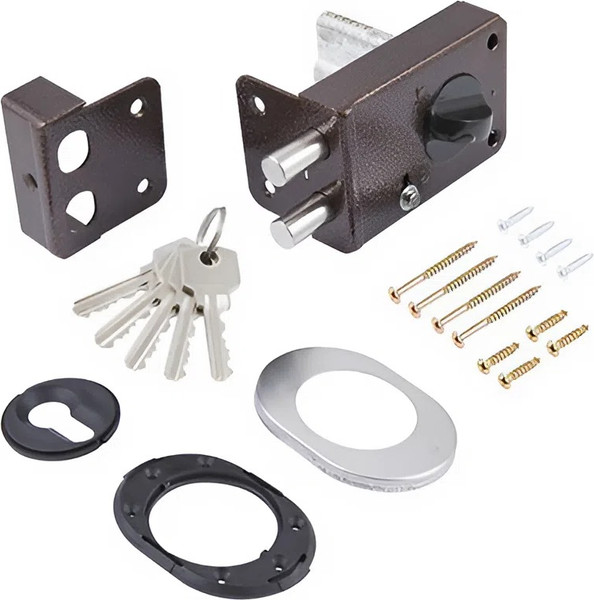 Изображение товара Замок накладной Омега ЗН-2 ЗАЗ (медь)