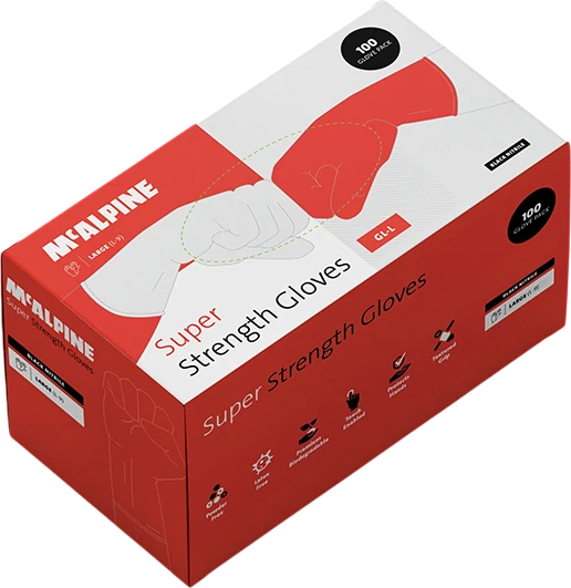 Изображение товара Перчатки хозяйственные McAlpine Super Strenght GL-M (50пар, р-р 95мм)