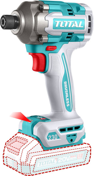 Изображение товара Аккумуляторный шуруповерт TOTAL TIRLI2023