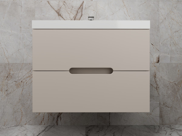 Изображение товара Тумба под умывальник Symbolite Матис 80 Classic 2 ящика (подвесная, крем)
