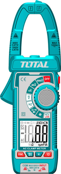 Изображение товара Клещи токоизмерительные TOTAL TMT766001
