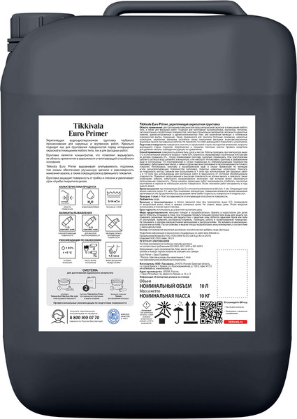 Изображение товара Грунтовка Tikkivala Euro Primer (10л)