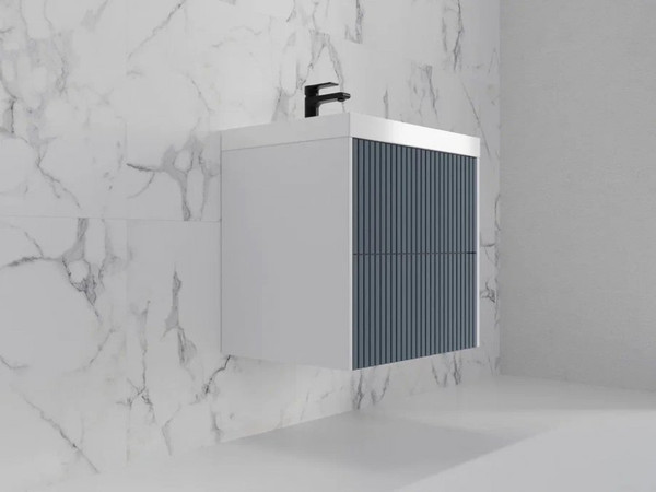 Изображение товара Тумба под умывальник Symbolite Стокгольм 60 Classic Push 2 ящика (подвесная, графит софт)