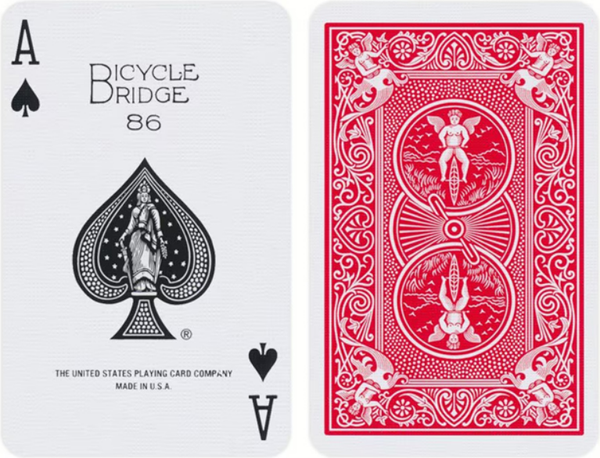 Изображение товара Игральные карты Bicycle 54 Bridge Size / 4024492 (красный)