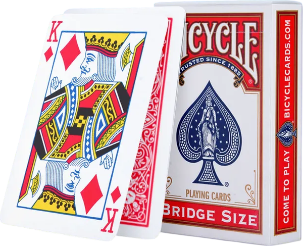 Изображение товара Игральные карты Bicycle 54 Bridge Size / 4024492 (красный)