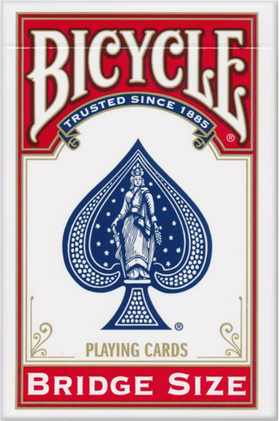 Изображение товара Игральные карты Bicycle 54 Bridge Size / 4024492 (красный)
