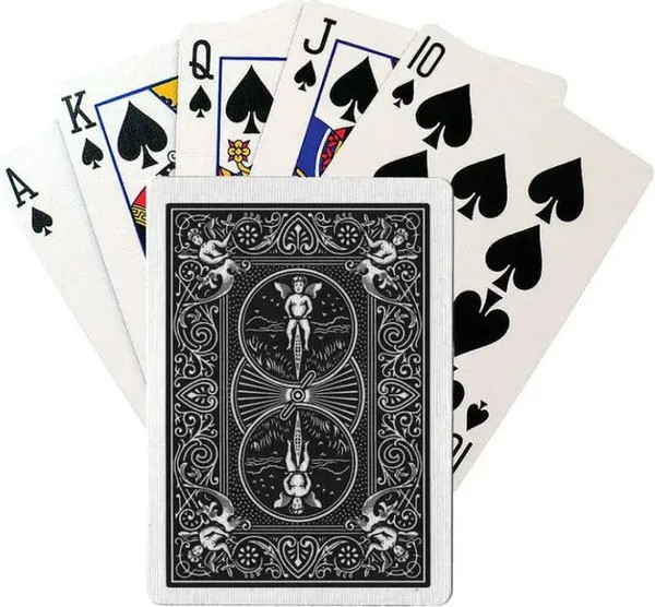 Изображение товара Игральные карты Bicycle 54 Rider Back / 4798089 (черный)