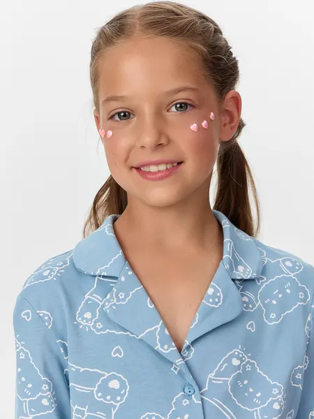 Изображение товара Пижама детская Mark Formelle 567754 (р.104-56, мишки на сине-голубом)