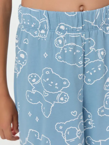 Изображение товара Пижама детская Mark Formelle 567754 (р.116-60, мишки на сине-голубом)