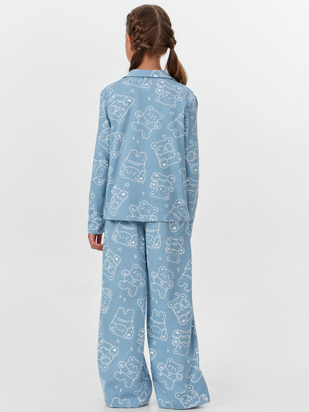 Изображение товара Пижама детская Mark Formelle 567754 (р.122-60, мишки на сине-голубом)