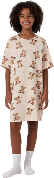 Изображение товара Сорочка детская Mark Formelle 577717 (р.98-52, мишки на пудровом)