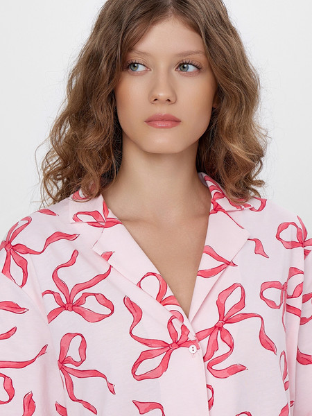 Изображение товара Пижама Mark Formelle 592554 (р.164/170-88-94, бантики на вишневом)