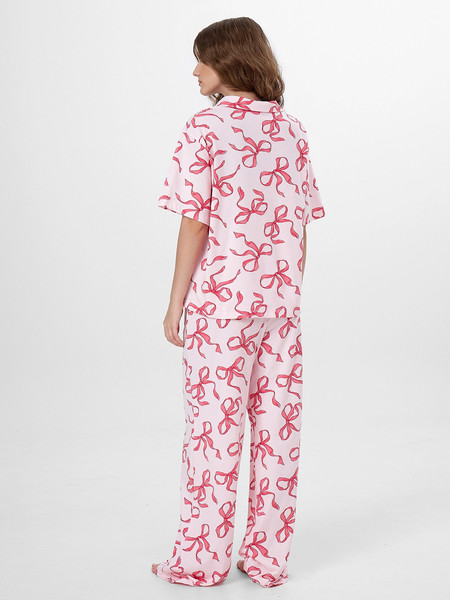 Изображение товара Пижама Mark Formelle 592554 (р.164/170-88-94, бантики на вишневом)