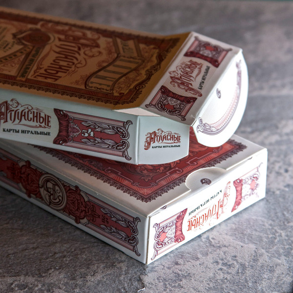 Изображение товара Игральные карты Картбюро Синкевича Новые Атласные ATLAS-RED