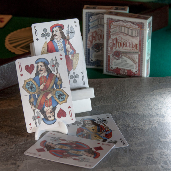 Изображение товара Игральные карты Картбюро Синкевича Новые Атласные ATLAS-RED