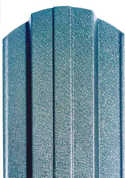 Изображение товара Штакетник металлический Комплектпрофиль Трапеция 115мм Матовый RAL 7024/7024 ПЭ 0.45x1500мм (1.5м, 10шт)