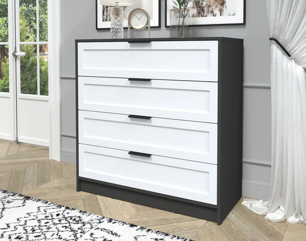 Изображение товара Комод Интерлиния Концепт Тренд КТ-К100 (антрацит/белый)