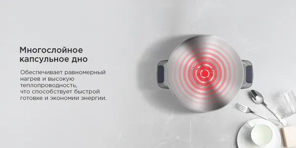 Изображение товара Кастрюля Maunfeld Madison MF40MS01CR