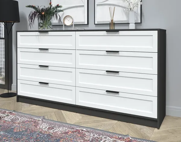 Изображение товара Комод Интерлиния Концепт Тренд КТ-К197 (антрацит/белый)