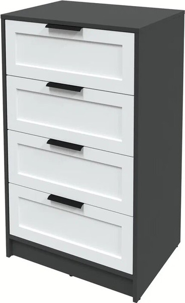 Изображение товара Комод Интерлиния Концепт Тренд КТ-К60 (антрацит/белый)