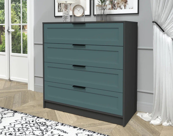 Изображение товара Комод Интерлиния Концепт Тренд КТ-К100 (антрацит/верде)