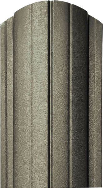 Изображение товара Штакетник металлический Комплектпрофиль Европланка 110мм Матовый RAL 8019/8019 ПЭ 0.45x1700мм (1.7м, 10шт)