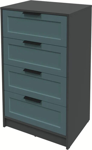 Изображение товара Комод Интерлиния Концепт Тренд КТ-К60 (антрацит/верде)