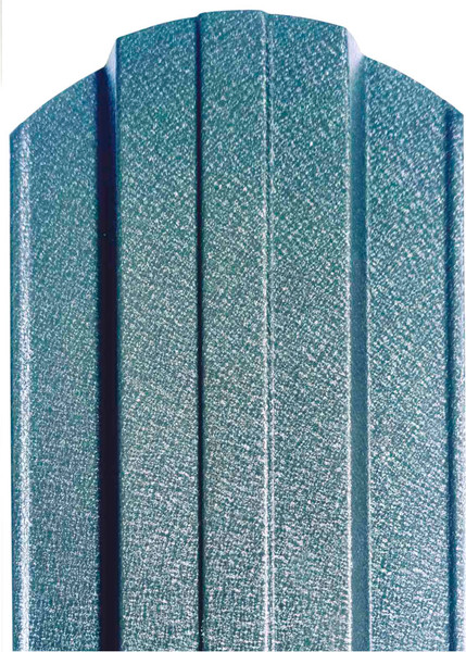 Изображение товара Штакетник металлический Комплектпрофиль Трапеция 115мм Матовый RAL 7024/7024 ПЭ 0.45x1700мм (1.7м, 10шт)