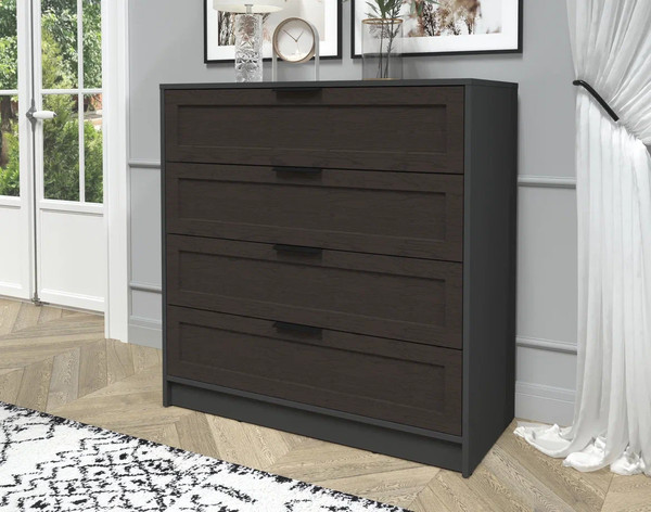 Изображение товара Комод Интерлиния Концепт Тренд КТ-К100 (антрацит/дуб английский)