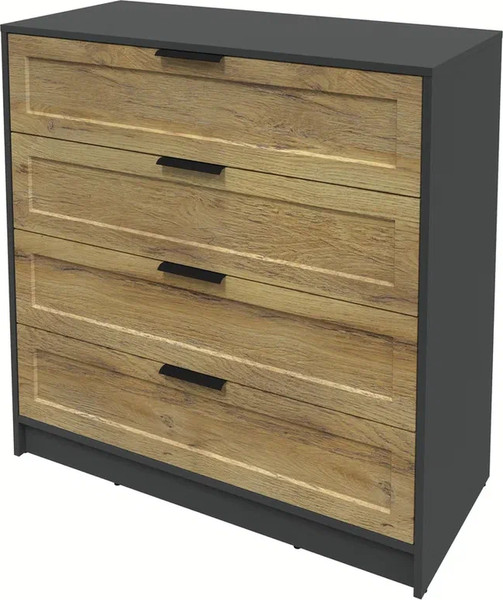 Изображение товара Комод Интерлиния Концепт Тренд КТ-К100 (антрацит/дуб вотан)