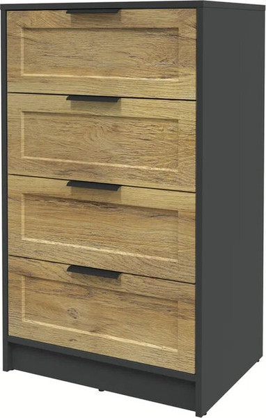 Изображение товара Комод Интерлиния Концепт Тренд КТ-К60 (антрацит/дуб вотан)