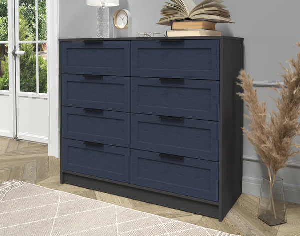 Изображение товара Комод Интерлиния Концепт Тренд КТ-К117 (антрацит/дуб королевский)