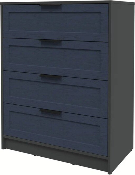 Изображение товара Комод Интерлиния Концепт Тренд КТ-К80 (антрацит/дуб королевский)