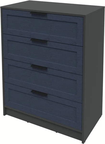 Изображение товара Комод Интерлиния Концепт Тренд КТ-К80 (антрацит/дуб королевский)