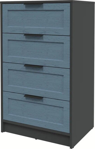 Изображение товара Комод Интерлиния Концепт Тренд КТ-К60 (антрацит/дуб лазурный)