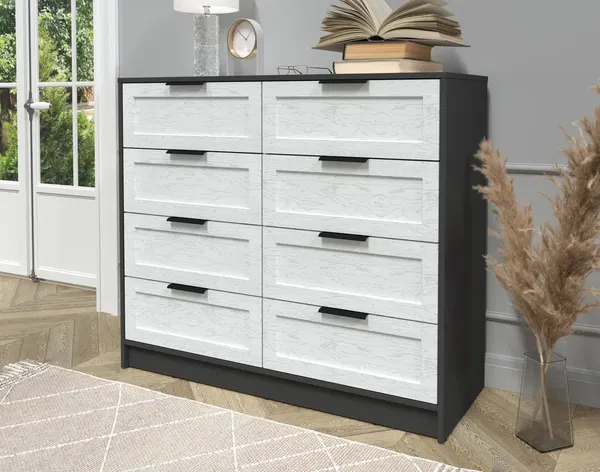 Изображение товара Комод Интерлиния Концепт Тренд КТ-К117 (антрацит/дуб полярный)