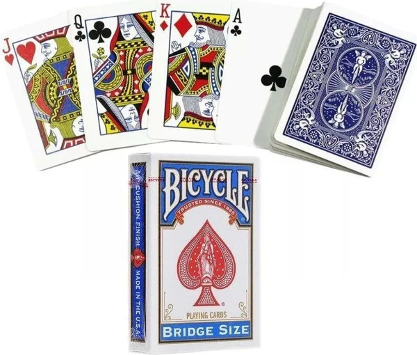 Изображение товара Игральные карты Bicycle 54 Bridge Size / 4000861 (синий)