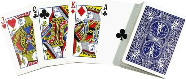 Изображение товара Игральные карты Bicycle 54 Bridge Size / 4000861 (синий)