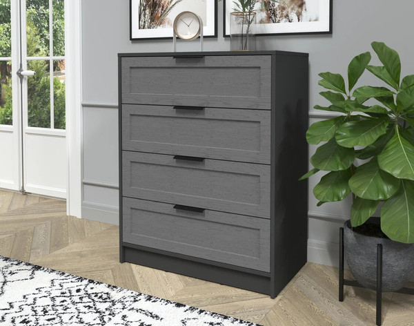 Изображение товара Комод Интерлиния Концепт Тренд КТ-К80 (антрацит/дуб серый)