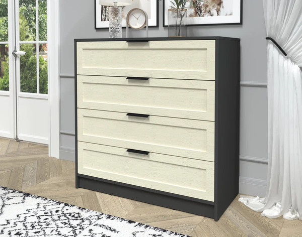 Изображение товара Комод Интерлиния Концепт Тренд КТ-К100 (антрацит/дуб снежный)