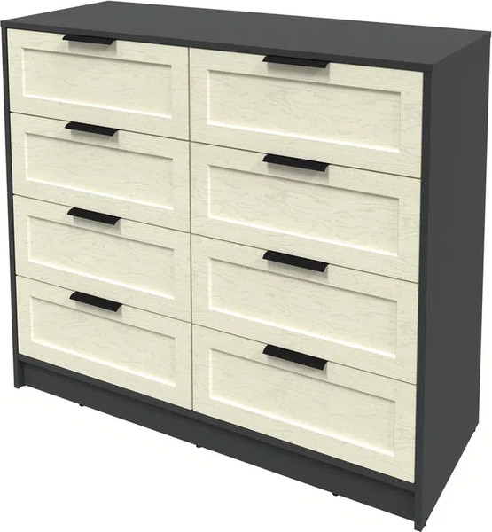 Изображение товара Комод Интерлиния Концепт Тренд КТ-К117 (антрацит/дуб снежный)