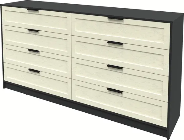 Изображение товара Комод Интерлиния Концепт Тренд КТ-К197 (антрацит/дуб снежный)