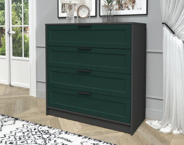 Изображение товара Комод Интерлиния Концепт Тренд КТ-К100 (антрацит/изумруд)