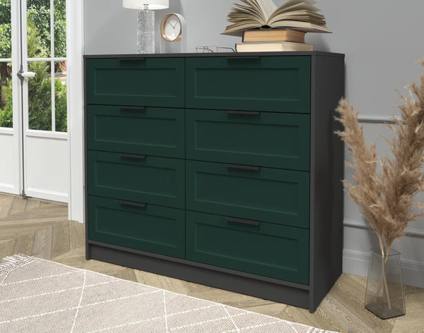 Изображение товара Комод Интерлиния Концепт Тренд КТ-К117 (антрацит/изумруд)