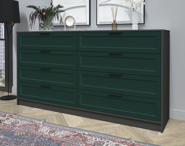 Изображение товара Комод Интерлиния Концепт Тренд КТ-К197 (антрацит/изумруд)