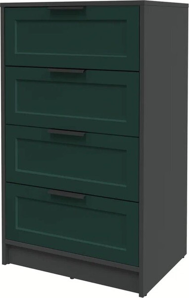 Изображение товара Комод Интерлиния Концепт Тренд КТ-К60 (антрацит/изумруд)