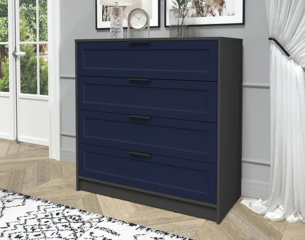 Изображение товара Комод Интерлиния Концепт Тренд КТ-К100 (антрацит/индиго)